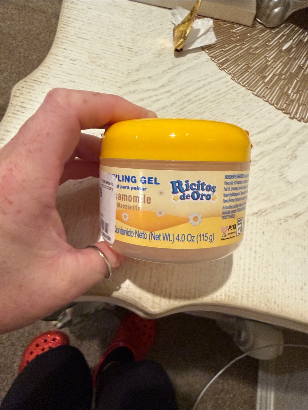 Yellow Chamomile Styling Gel for Kids